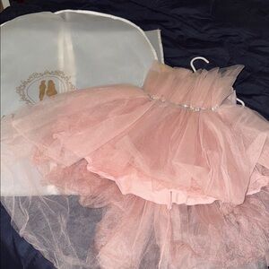 My little shop children boutique | Elegant Pink TulleDress| size:1 | pre-loved|